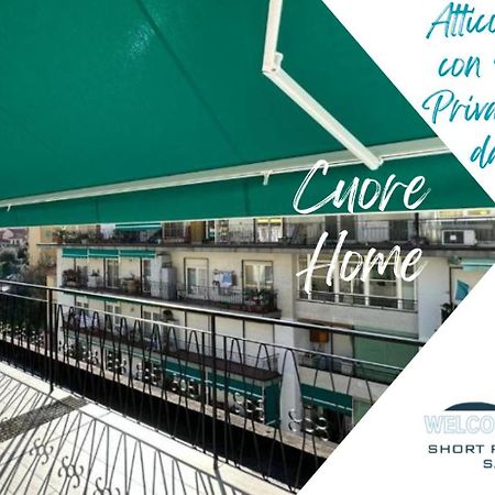 Wh - Cuore Home - Attico Monolocale Con Parcheggio Gratuito - 5 Minuti Dal Centro - Wifi Санремо Экстерьер фото